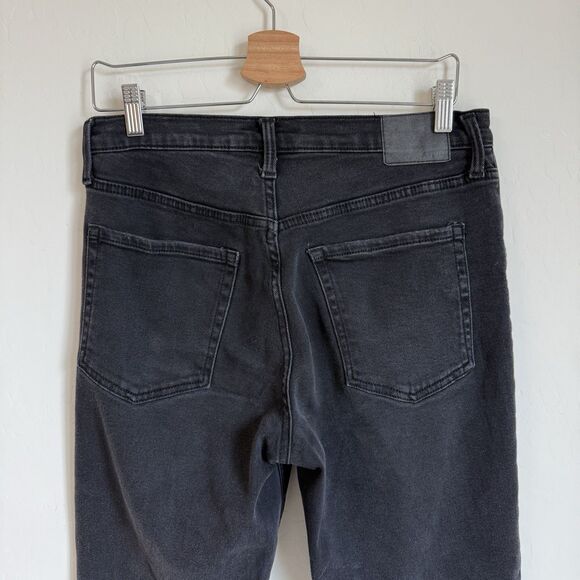 Aeropostale Size 10 High Rise Distressed Stretch Straight Mom Jeans Boho Grunge - Picture 8 of 14